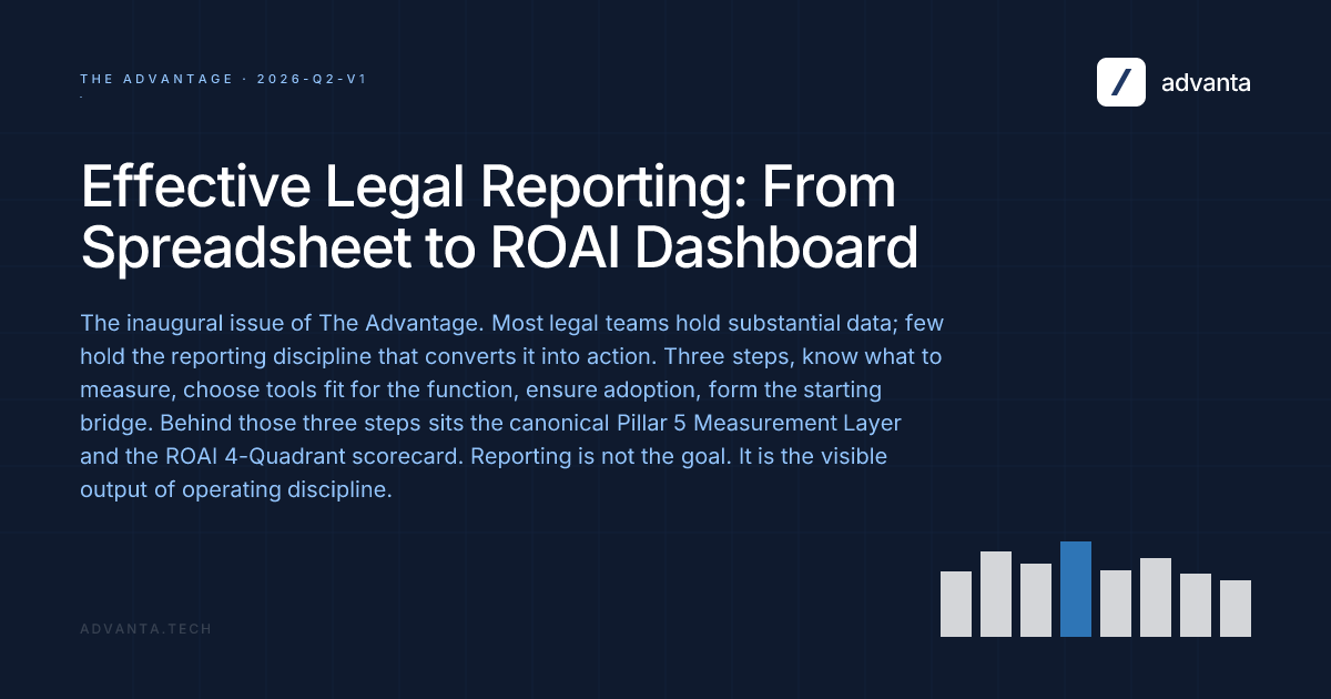 Effective Legal Reporting: From Spreadsheet to Dashboard